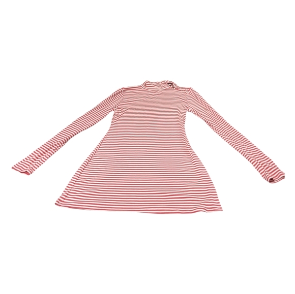 BDG red Mock Neck Long Sleeve striped Mini Dress. Size M nwt - Picture 7 of 10